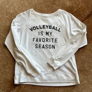 Volleyball crew neck